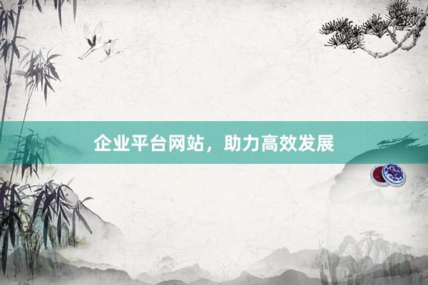 企业平台网站，助力高效发展