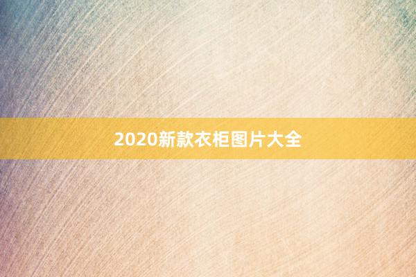 2020新款衣柜图片大全